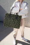 Stylová kabelka Reisenthel Daily Shopper Teddy leo olive