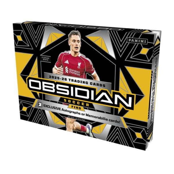 2025-2026 Panini Obsidian Soccer Hobby Box International - fotbalové karty