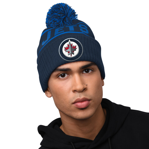 Starter Pánská zimní čepice Winnipeg Jets NHL Blizzard Pom Beanie