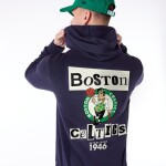 New Era Pánská mikina Boston Celtics NBA Newspaper Script Hoodie Velikost: L
