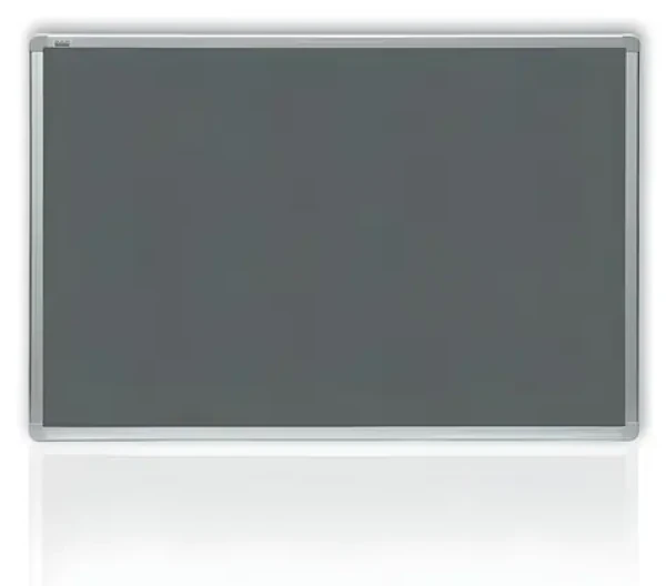 2x3 Filcová tabule 150x120 cm šedá / Tabule / Hliníkový rám / Požárně odolná