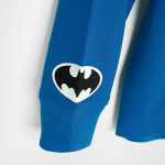 Mikina s flitrovou aplikací Batman- modrá - 104 BLUE