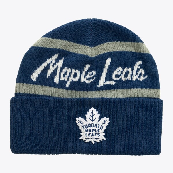 Mitchell & Ness Pánská zimní čepice Toronto Maple Leafs NHL Head Coach Knit