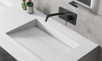 CERANO - Umyvadlová podomítková baterie Tiziana - box - černá matná CER-423505