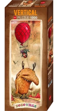 HEYE Vertikální puzzle Zozoville: Červený balón