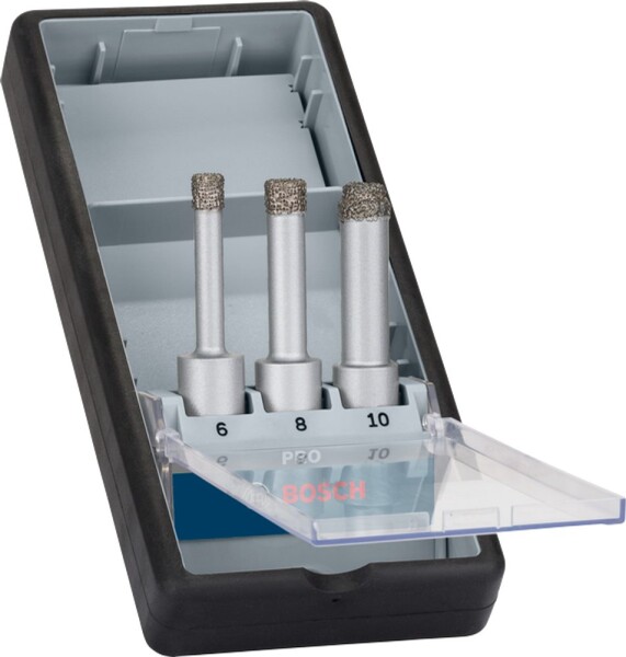 Sada diamantových korunek Bosch PRO Ceramic dry 3 ks 2608587145