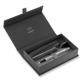 Parker IM Essential Stainless Steel CT - kuličkové pero v dárkové kazetě s pouzdrem