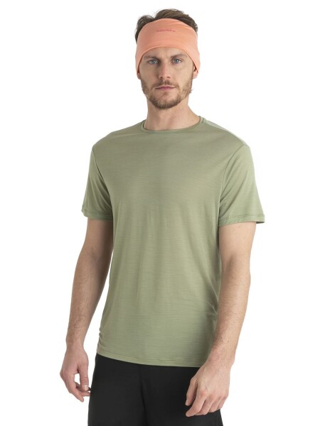 Pánské merino triko krátký rukáv ICEBREAKER Mens 125 Cool-Lite Sphere III SS Tee, Lichen velikost: XL