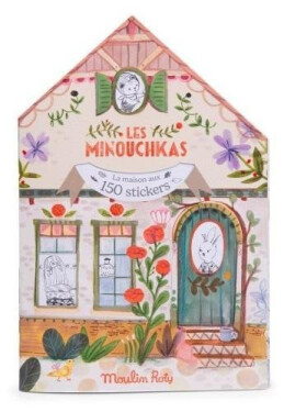 MOULIN ROTY Knížka se samolepkami Les Minouchkas