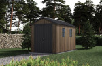 KETER APEX domek 11x7,5 WALNUT