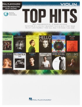 MS Hal Leonard Instrumental Play-Along: Top Hits - Violin