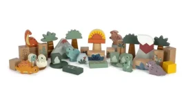 Small foot Dřevěné kostky Dino