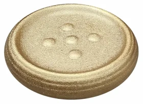 MSV OMAN zlatá / Mýdlenka / keramika / 12,5 x 2,5 cm