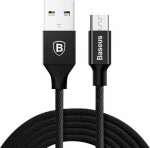 Baseus CAMYW-B01 Micro USB Yiven Cable 2A, 1,5m, černý