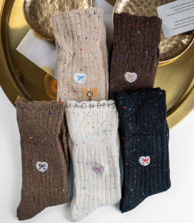 Ponožky Magnetis CO5025 Kroužek/srdce mix univerzální