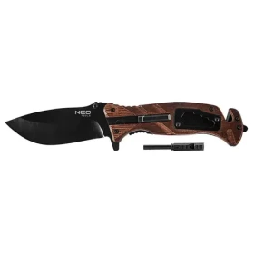 NEO TOOLS 63-107 / Zavírací nůž / nerezová ocel / 220mm / 90mm (63-107)