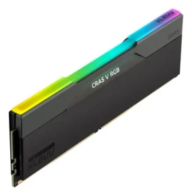 Klevv CRAS V RGB černá / Paměť RAM / DDR5 / 32GB (2x16GB) / 6400MHz / CL30 (KD5AGUA80-64B300G)