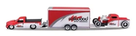 Maisto Design Team Haulers 1993 Chevrolet 454 SS Pick-up Car Trailer 1936 Chevy Pickup