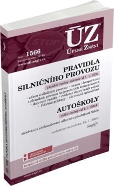 ÚZ 1566 Pravidla silničního provozu,