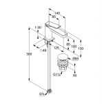 KLUDI - Decus Umyvadlová baterie s výpustí Push-Open, chrom 542660575