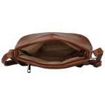 Stylová dámská koženková crossbody kabelka Giada, hnědá