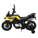 Mamido Dětská elektrická motorka BMW F850 GS žlutá