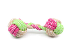 Color barevná činka pro psa | 18 cm Barva: Zelená