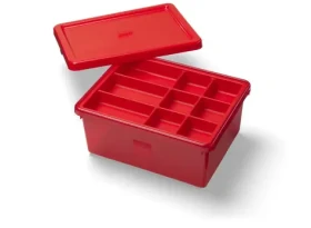 LEGO úložný box s organizérem 37.5 x 16 x 29.5 cm - červená (6041310800)