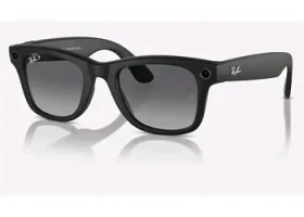 Meta Ray-Ban Gen1 Wayfarer Matte Black Polarized Gradient Graphite Large (8056597988421)