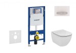 GEBERIT - Duofix Set předstěnové instalace, klozetu a sedátka Ideal Standard Tesi, tlačítka Sigma50, Aquablade, SoftClose, alpská bílá 111.300.00.5 NU8