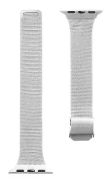 Tactical 748 magnetický kovový řemínek pro Apple Watch 4/5/6/SE, 38/40mm, stříbrná 57983101966
