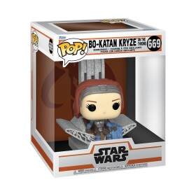 Funko POP DLX: MND S9 Bo Katan w/Throne