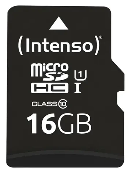 Intenso UHS-I Performance 16GB / Paměťová karta microSDXC / Class 10 / UHS-I U1 / čtení 90 MB/s (3424470)