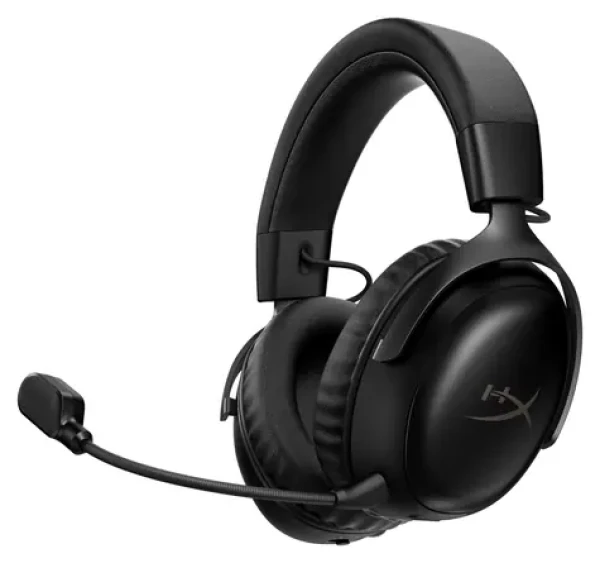 HyperX Cloud III S Wireless černá / Herní sluchátka / Bluetooth 5.3 / výdrž baterie 120 h (A59YZAA)
