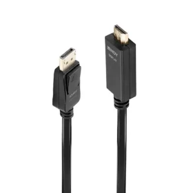 Lindy DisplayPort na HDMI pasivní černá / Propojovací kabel / 5 m / 4K 30Hz (36924)