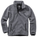 Brandit Svetr Teddyfleece Troyer antracitový L