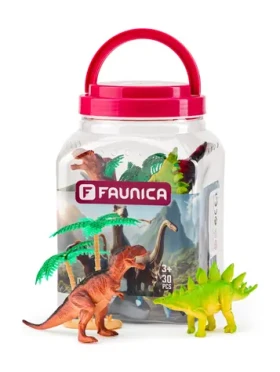 Faunica Zvířátka figurky sada v MEGA tubě - Dinosauři