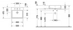 DURAVIT - Vero Air Umyvadlová mísa 50x47 cm, s přepadem, otvor pro baterii, bílá 2352500000