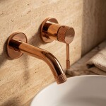 REA - Podomítková vanová baterie Venti Copper REA-B9640
