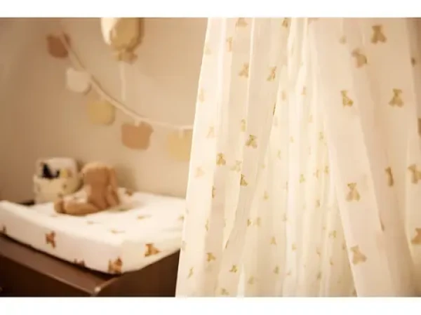 Jollein Mini Teddy Bear / Nebesa nad postýlku / 245 cm (002-005-68143)