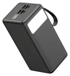 PLATINET PMPB6065 černá / Powerbanka / 60 000 mAh / 65W Power Delivery / 2x USB-C / 2x USB-A / LED svítilna