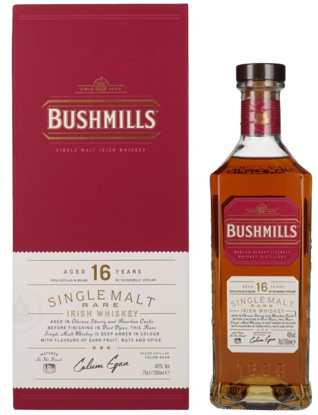 Bushmills 16y 40% 0,7 l (tuba)