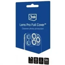 3mk Lens Pro Full Cover skla na fotoaparát pro Apple iPhone 16/16 Plus (5903108588485)