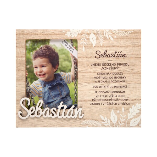 Fotorámeček se jménem - Sebastián - Albi