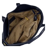 Stylová dámská háčkovaná kabelka do ruky Coveri Maggie, modrá