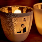Räder Porcelánový svícen Poetry Beautiful Hours, bílá barva, porcelán