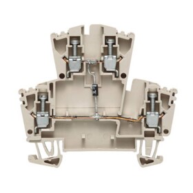 Weidmüller 1023300000 řadová svorka pro konstrukční prvky šroubovací Tmavě béžová 25 ks