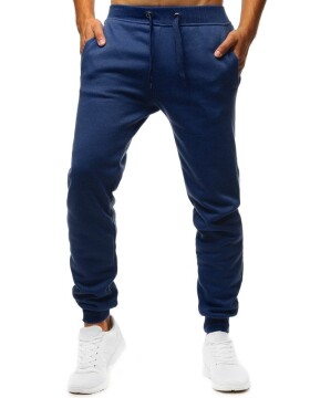 Pánské teplákové kalhoty modré Dstreet UX2709 M