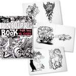 The Uncolored Book For You To Color, antistresové omalovánky, Matt French