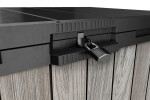 KETER skříňka Deco Horizontal Store it out 1150 L - STORM GREY